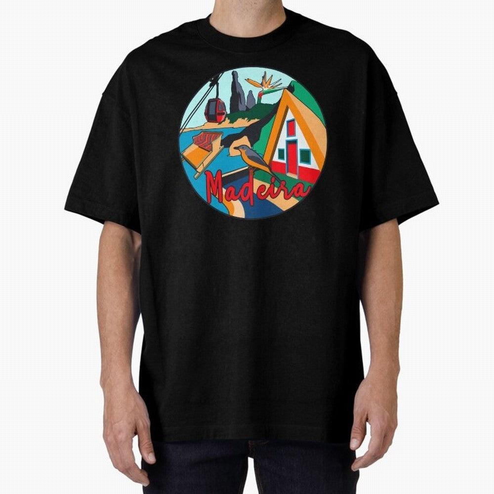 Madeira Oversized T-Shirt Carry National Pride through FIFA World Cup 2026 Group Stage Spirit, Capturing Brazil, Messi, Neymar and Mbappe, Fan Favorite Moments, National Team Passion, Big Match Drama and Soccer History; Ideal for Passionate Fans