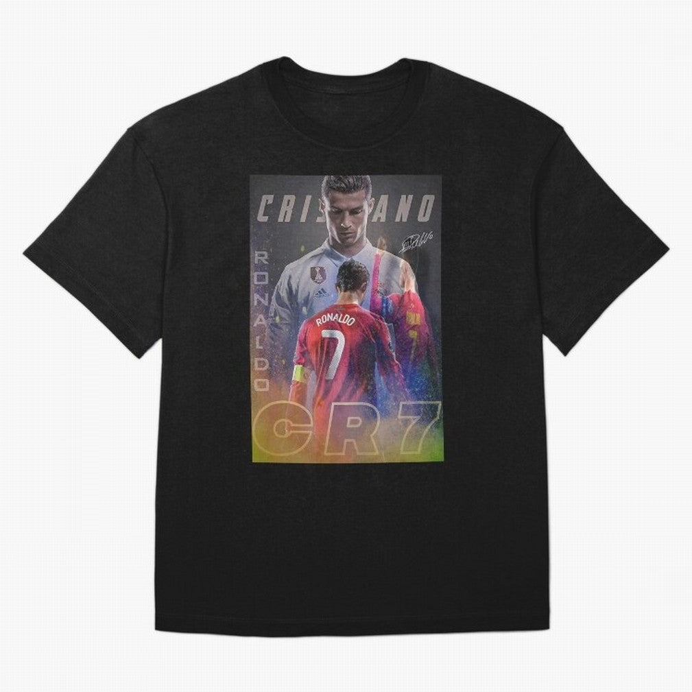 CR7 Oversized T-Shirt Support the Legends of Global Football Passion for FIFA World Cup 2026 USA Canada Mexico, Highlighting Haaland, England, Supporter Pride, Iconic Celebrations, Legendary Names and Global Match Day Energy; Ideal for Football