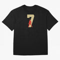 Ronaldo 7 Soccer Icon Oversized T-Shirt Feel the Heartbeat of FIFA World Cup 2026 Highlighting Haaland, Spain and Netherlands Energy, Global Supporter Spirit, Legendary Goals, National Colors and Tournament Celebration; Made for Collectors Who