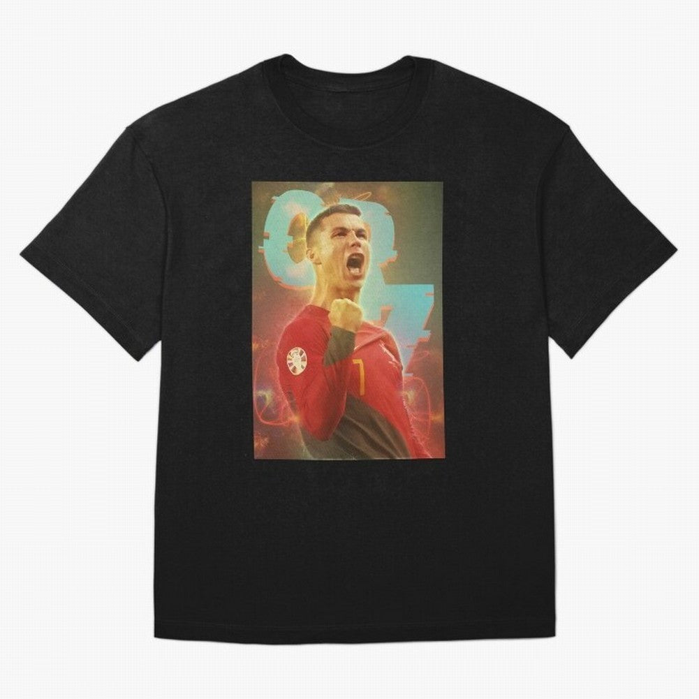 Ronaldo selebration Oversized T-Shirt Share the Excitement of FIFA World Cup 2026 USA Canada Mexico for Fans of Messi and Cristiano Ronaldo and Netherlands, Bringing Football Passion, Legendary Performances, Festival Vibes and Supporter Community;