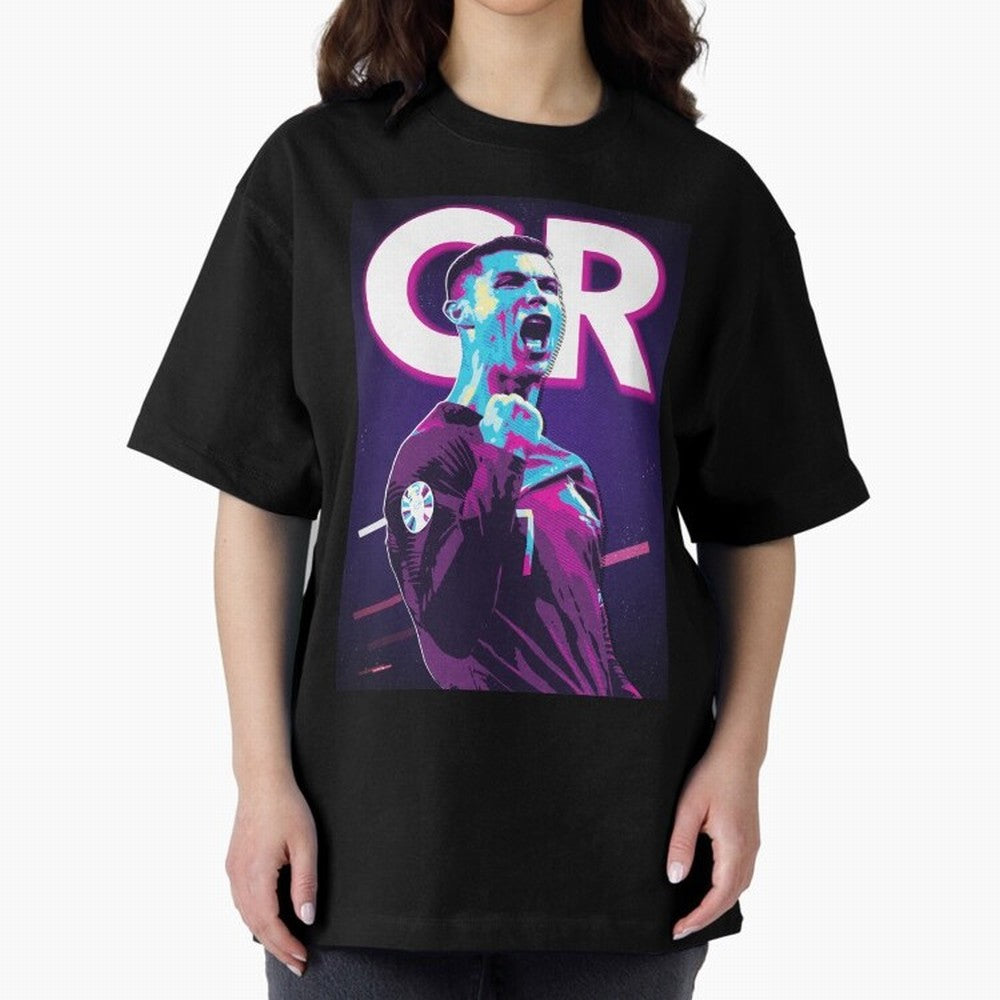 Ronaldo Oversized T-Shirt Show Your Tournament Heart for Match Day Hype around FIFA World Cup 2026, Messi, Germany, Fan Favorite Moments, National Team Passion, Big Match Drama and Soccer History; Ideal for Passionate Fans Who Love Underdog