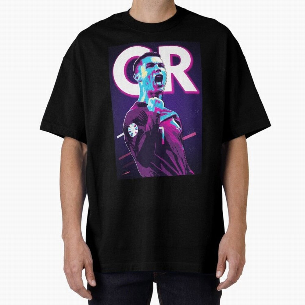 Ronaldo Oversized T-Shirt Show Your Tournament Heart for Match Day Hype around FIFA World Cup 2026, Messi, Germany, Fan Favorite Moments, National Team Passion, Big Match Drama and Soccer History; Ideal for Passionate Fans Who Love Underdog