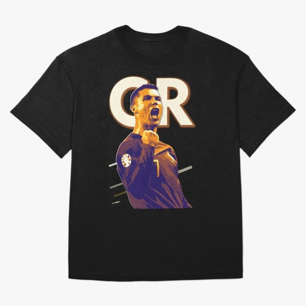 Cristiano Ronaldo Oversized T-Shirt Enjoy Match Day Hype around FIFA World Cup 2026 Group Stage, Messi, CR7 and Mbappe, Netherlands, Global Supporter Spirit, Legendary Goals, National Colors and Tournament Celebration; Perfect for Supporters Who