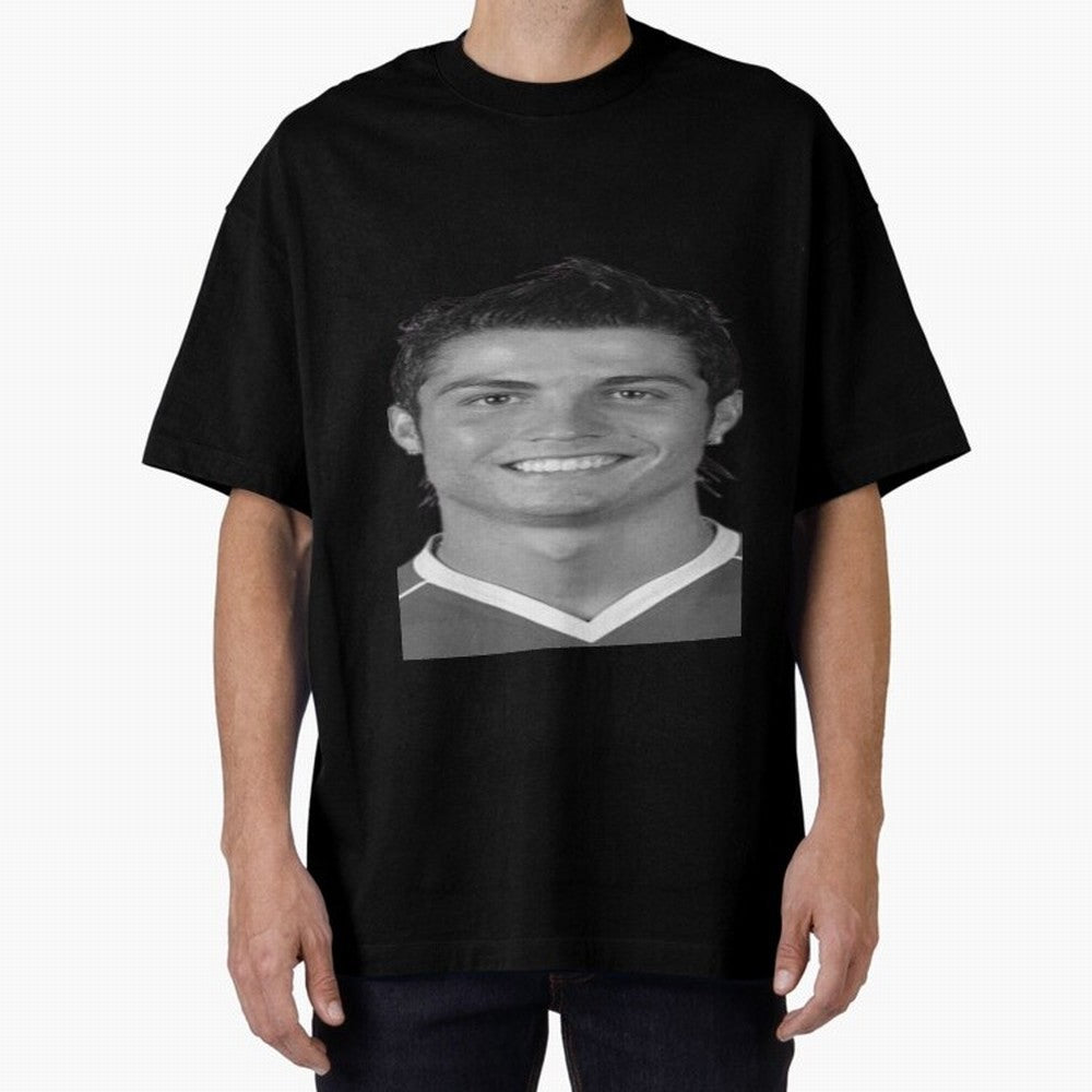 Cristiano Ronaldo Oversized T-Shirt Celebrate Classic Football Spirit in FIFA World Cup 2026 Group Stage Connected to Messi, Neymar and Mbappe, England, France and Netherlands Energy, Global Supporter Spirit, Legendary Goals, National Colors and