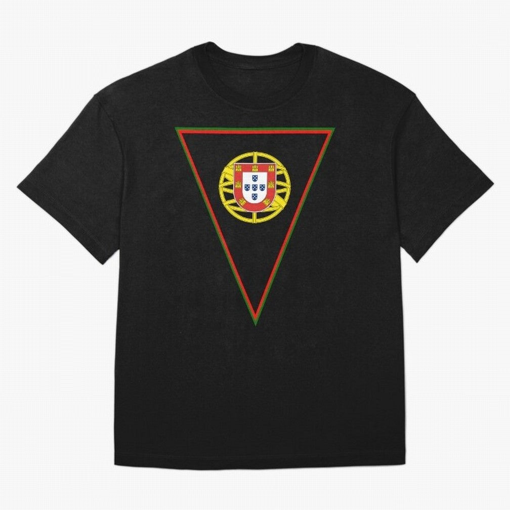 Portugal Flag & Coat of arms Oversized T-Shirt Honor the Football Icons of Global Football Passion for FIFA World Cup 2026, Celebrating Neymar, Haaland and Cristiano Ronaldo, Argentina, Goal Celebration Energy, Supporter Heritage, Football Icons
