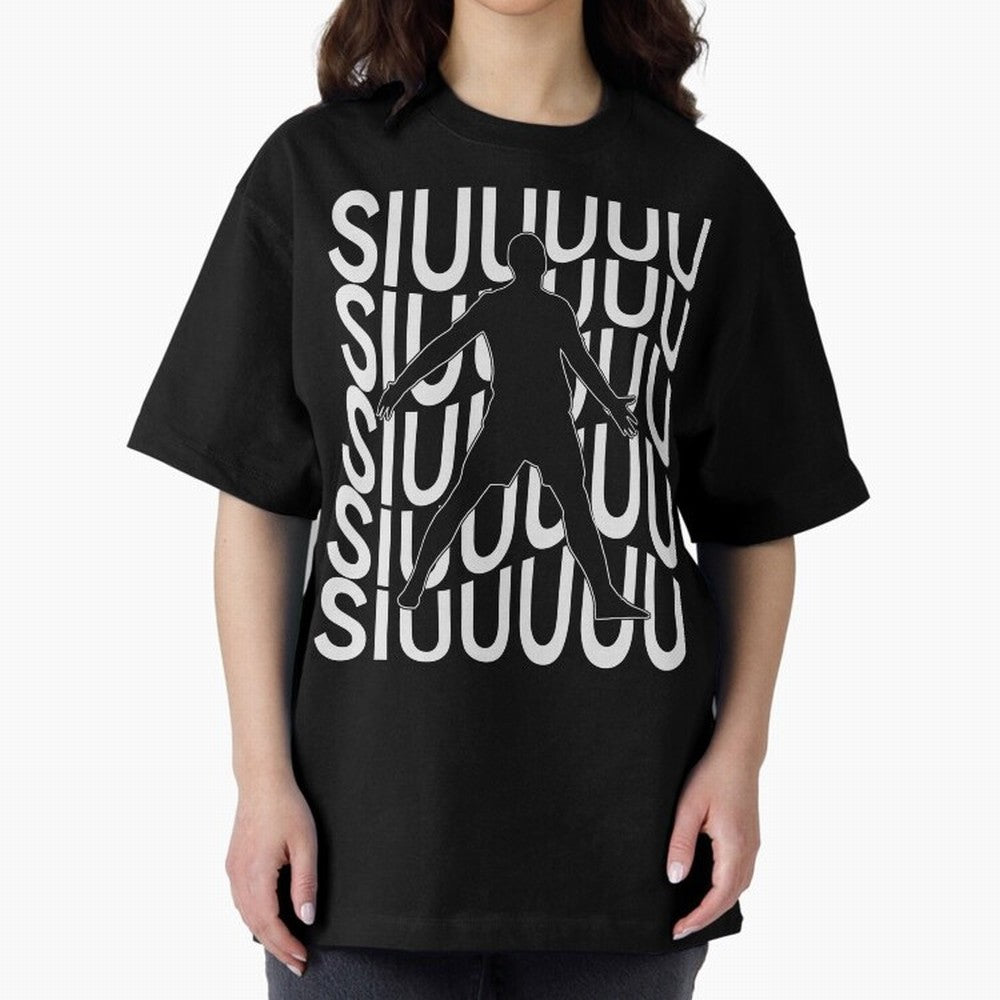 Siuuuuu Cute Soccer Present For Soccer Lovers Fan Kid's Boys Oversized T-Shirt Celebrate Supporters United by the FIFA World Cup 2026 USA Canada Mexico Journey through Neymar, Haaland and Cristiano Ronaldo Highlights, Portugal Pride, Vintage Soccer