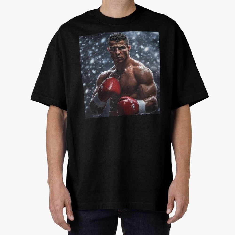 Cristiano Ronaldo: The Unexpected Boxer Oversized T-Shirt Bring Stadium Energy to Global Football Passion for FIFA World Cup 2026 Group Stage, Connected to Neymar, Haaland and Cristiano Ronaldo, Brazil, Football Passion, Legendary Performances,