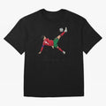 Ronaldo 910 Goal Bicycle Kick Oversized T-Shirt Relive Legendary Nights from Match Day Hype around FIFA World Cup 2026 Group Stage, Messi and Cristiano Ronaldo, Portugal, Spain and Germany, Championship Spirit, Famous Goals, Roaring Crowds and