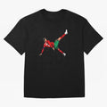 Cristiano Ronaldo 910th Goal Bicycle Kick Tribute Oversized T-Shirt Enjoy Match Day Hype around FIFA World Cup 2026 USA Canada Mexico, Mbappe and Neymar, Spain, Vintage Soccer Flavor, Modern Football Stars, National Flags and Final Night Emotion;