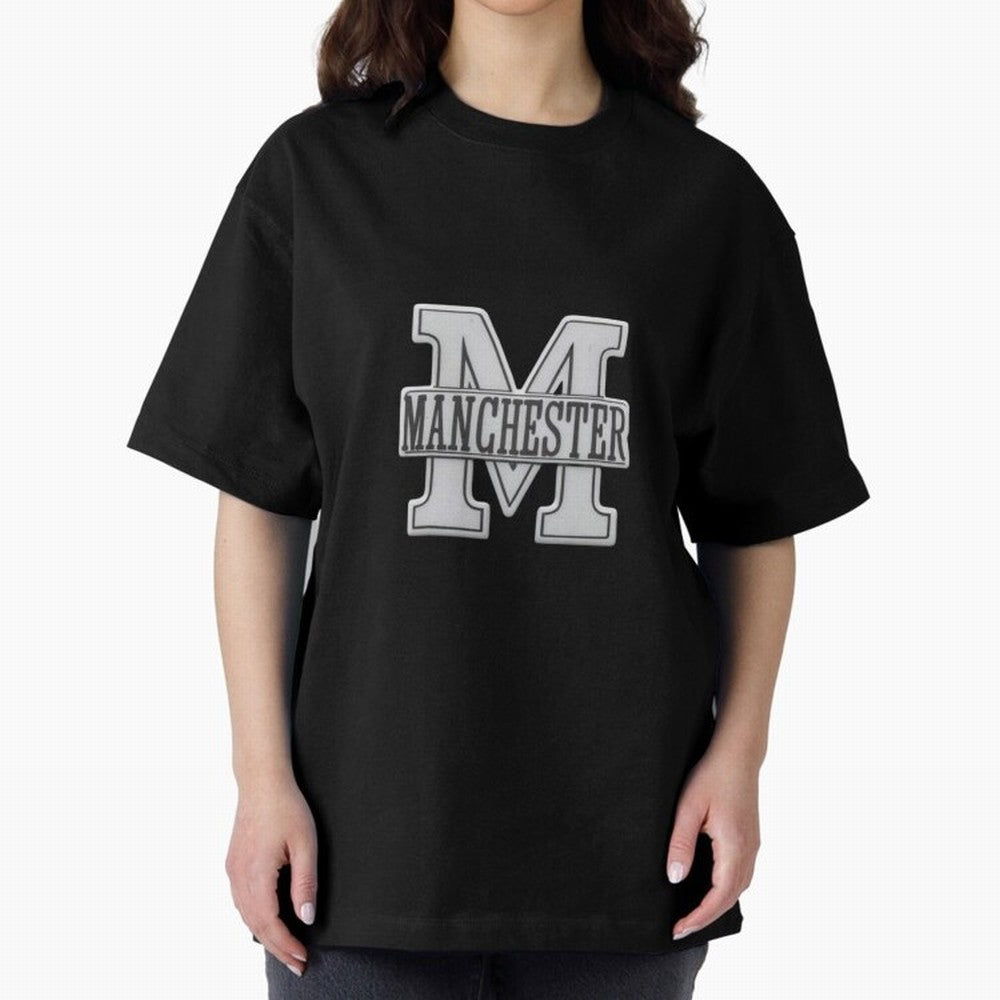 Manchester Oversized T-Shirt Show Up for the Glory of FIFA World Cup 2026 Group Stage Highlighting CR7 and Messi, Argentina and Brazil Energy, Match Day Excitement, Supporter Culture, Golden Goals and Global Football Passion; Ideal for Fans Who