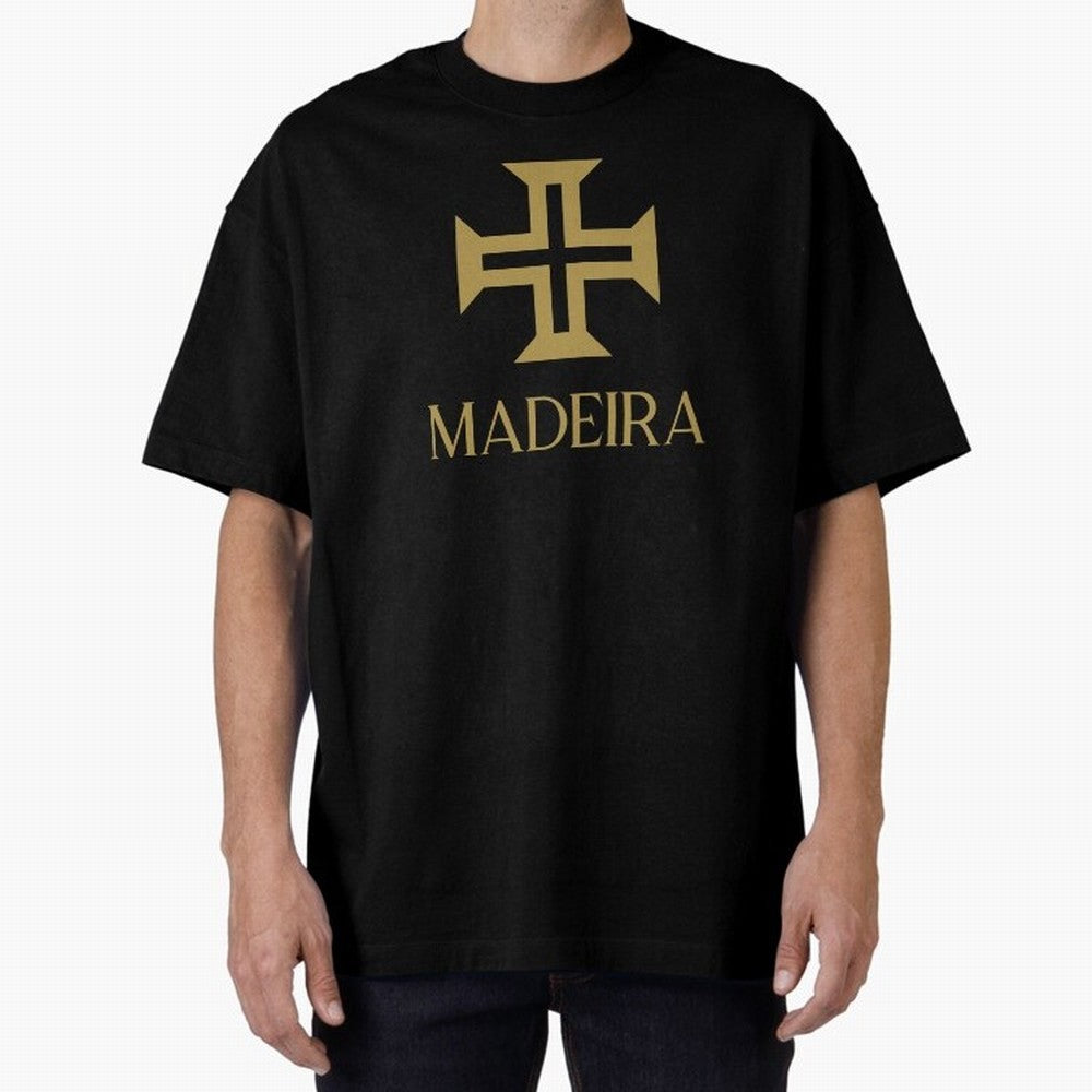 Madeira gold b Oversized T-Shirt Celebrate Golden Goal Energy in Match Day Hype around FIFA World Cup 2026, Haaland, Brazil, Portugal and Argentina, Goal Celebration Energy, Supporter Heritage, Football Icons and Worldwide Tournament Joy; Ideal for