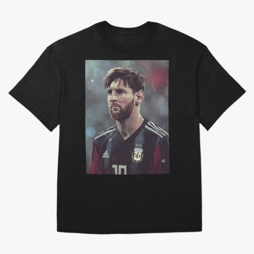 Lionel Messi Oversized T-Shirt Join the Countdown to the FIFA World Cup 2026 Journey through Haaland and Mbappe Highlights, Spain Pride, Supporter Pride, Iconic Celebrations, Legendary Names and Global Match Day Energy; Created for Match Day