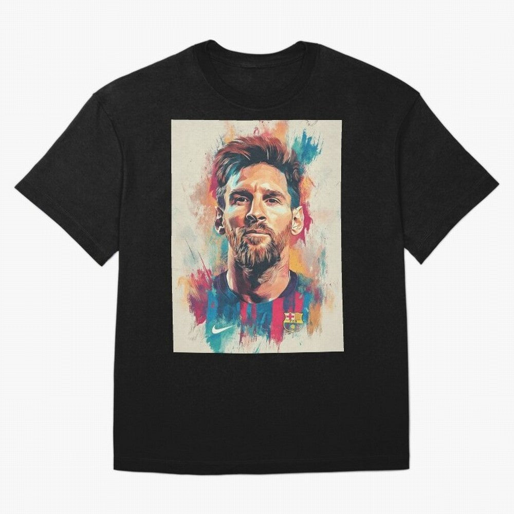 Lionel Messi Oversized T-Shirt Celebrate Classic Football Spirit in FIFA World Cup 2026 USA Canada Mexico for Fans of Haaland and Mbappe and England, Bringing Football Festival Excitement, Trophy Ambitions, Country Rivalries and Star Player Buzz;