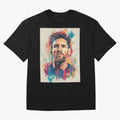 Lionel Messi Oversized T-Shirt Celebrate Classic Football Spirit in FIFA World Cup 2026 USA Canada Mexico for Fans of Haaland and Mbappe and England, Bringing Football Festival Excitement, Trophy Ambitions, Country Rivalries and Star Player Buzz;