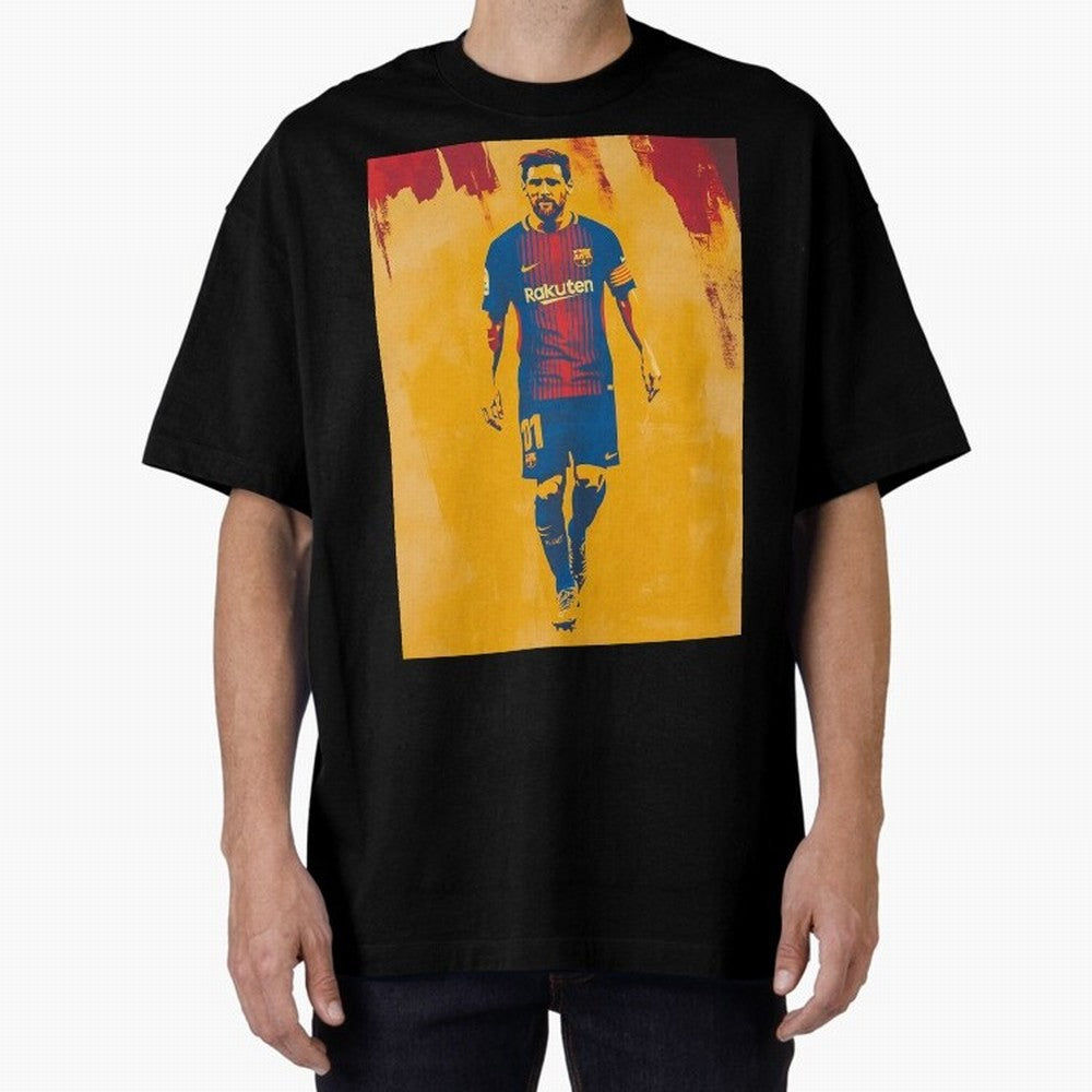 Lionel Messi Oversized T-Shirt Bring International Match Energy to FIFA World Cup 2026 Driven by Messi, CR7 and Mbappe, Argentina Energy, Goal Celebration Energy, Supporter Heritage, Football Icons and Worldwide Tournament Joy; Ideal for Football