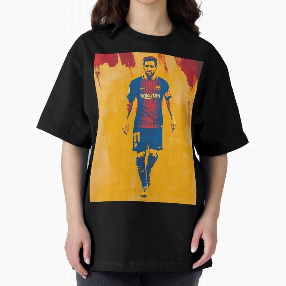 Lionel Messi Oversized T-Shirt Bring International Match Energy to FIFA World Cup 2026 Driven by Messi, CR7 and Mbappe, Argentina Energy, Goal Celebration Energy, Supporter Heritage, Football Icons and Worldwide Tournament Joy; Ideal for Football