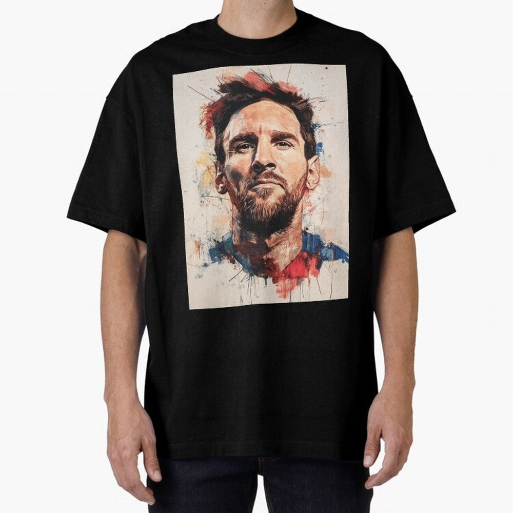 Lionel Messi Oversized T-Shirt Honor FIFA World Cup 2026 Group Stage Driven by Messi and Cristiano Ronaldo, England Energy, Retro Football Energy, Iconic Rivalries, Trophy Chase Drama and Stadium Atmosphere; Ideal for Fans Who Follow Messi,