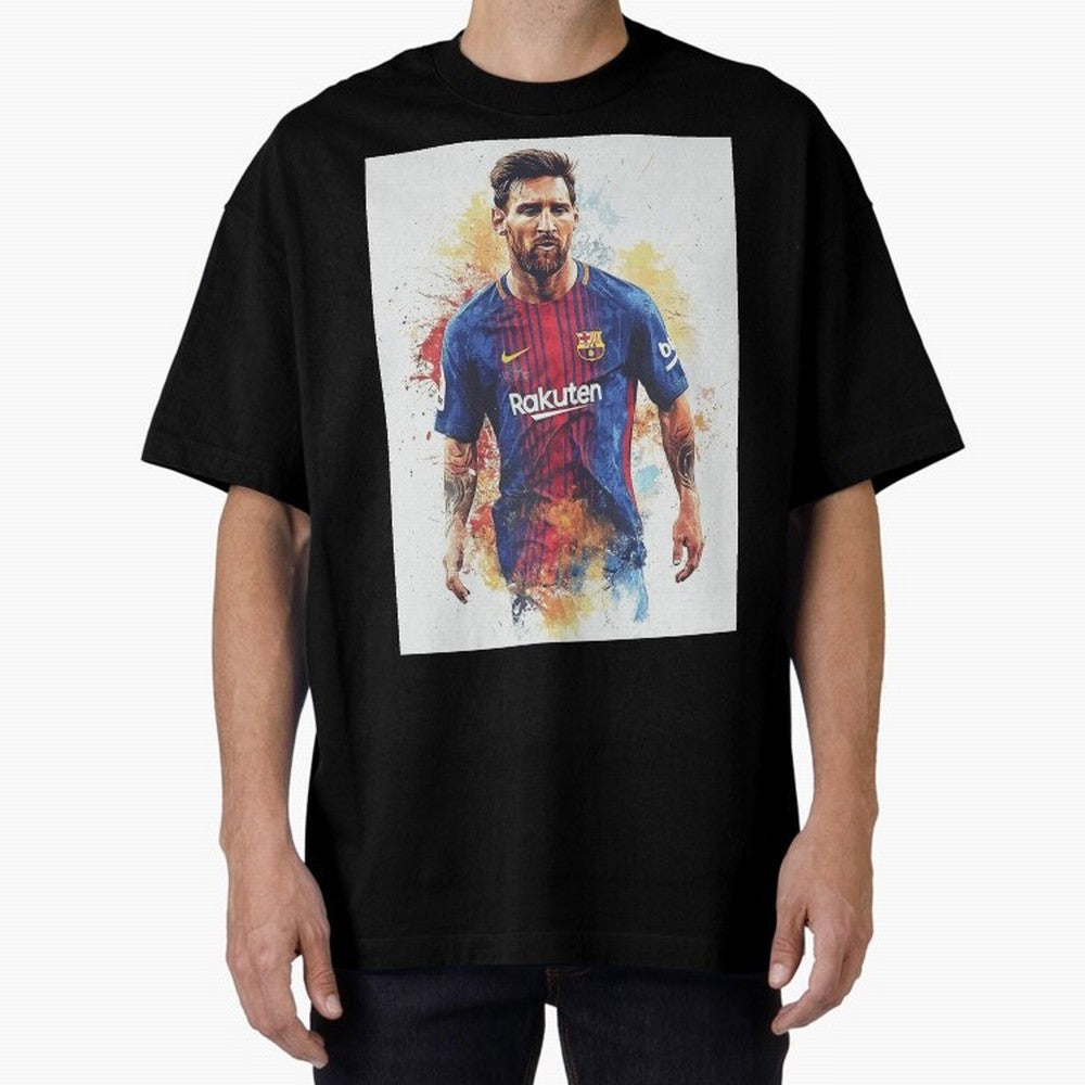 Lionel Messi Oversized T-Shirt Remember the FIFA World Cup 2026 USA Canada Mexico Journey through Neymar, Haaland and Cristiano Ronaldo Highlights, Argentina and Brazil Pride, Worldwide Fan Energy, Dramatic Goals, Stadium Lights and Championship