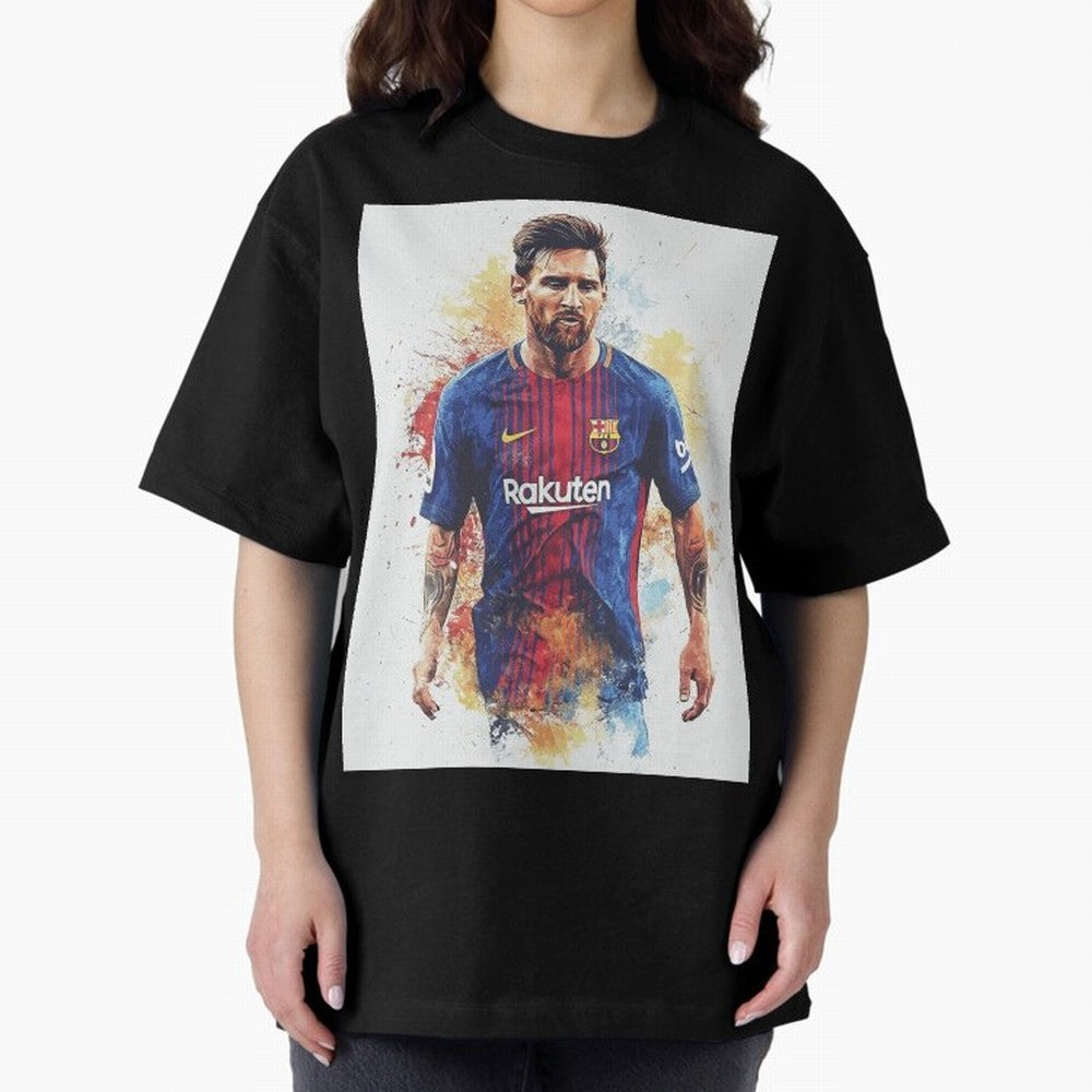Lionel Messi Oversized T-Shirt Remember the FIFA World Cup 2026 USA Canada Mexico Journey through Neymar, Haaland and Cristiano Ronaldo Highlights, Argentina and Brazil Pride, Worldwide Fan Energy, Dramatic Goals, Stadium Lights and Championship