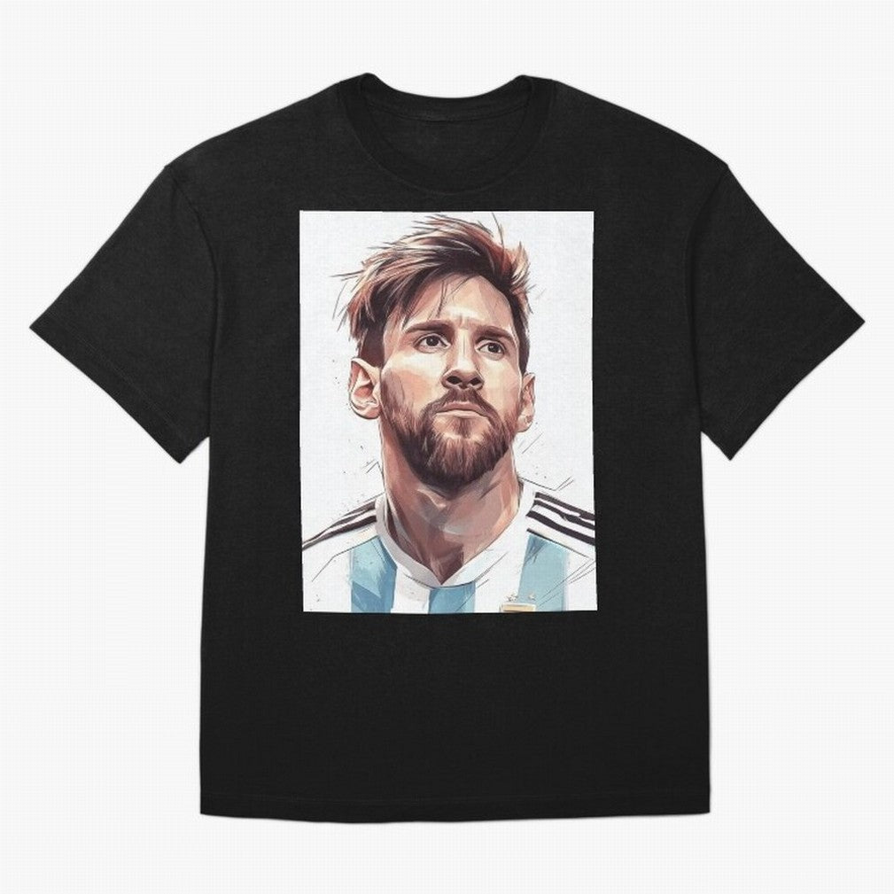 Lionel Messi Oversized T-Shirt Celebrate Soccer Greatness during Match Day Hype around FIFA World Cup 2026, CR7 and Messi, Portugal, Spain and Germany, Vintage Soccer Flavor, Modern Football Stars, National Flags and Final Night Emotion; Made for
