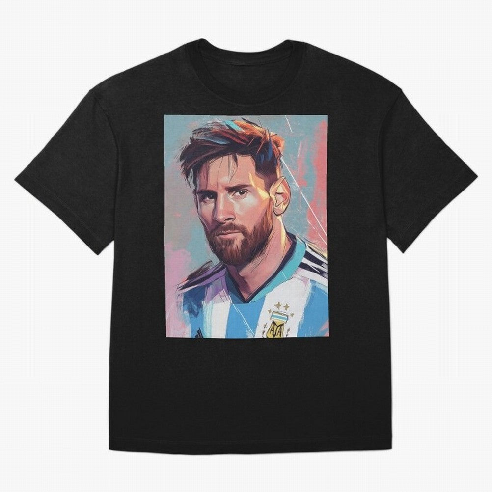 Lionel Messi Oversized T-Shirt Bring a Vintage Feel to the FIFA World Cup 2026 Group Stage Journey through Messi, CR7 and Mbappe Highlights, Argentina, France and Brazil Pride, Supporter Pride, Iconic Celebrations, Legendary Names and Global Match