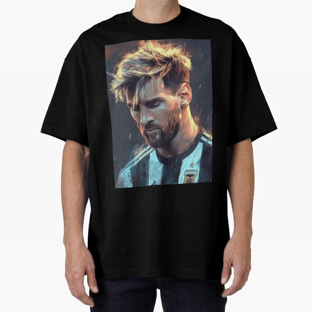leo Messi Oversized T-Shirt Bring Retro Soccer Energy to the FIFA World Cup 2026 Group Stage Journey through Haaland and Mbappe Highlights, England and Germany Pride, Championship Spirit, Famous Goals, Roaring Crowds and International Football