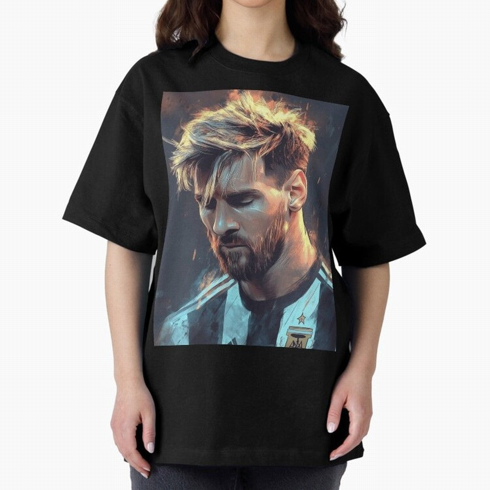 leo Messi Oversized T-Shirt Bring Retro Soccer Energy to the FIFA World Cup 2026 Group Stage Journey through Haaland and Mbappe Highlights, England and Germany Pride, Championship Spirit, Famous Goals, Roaring Crowds and International Football
