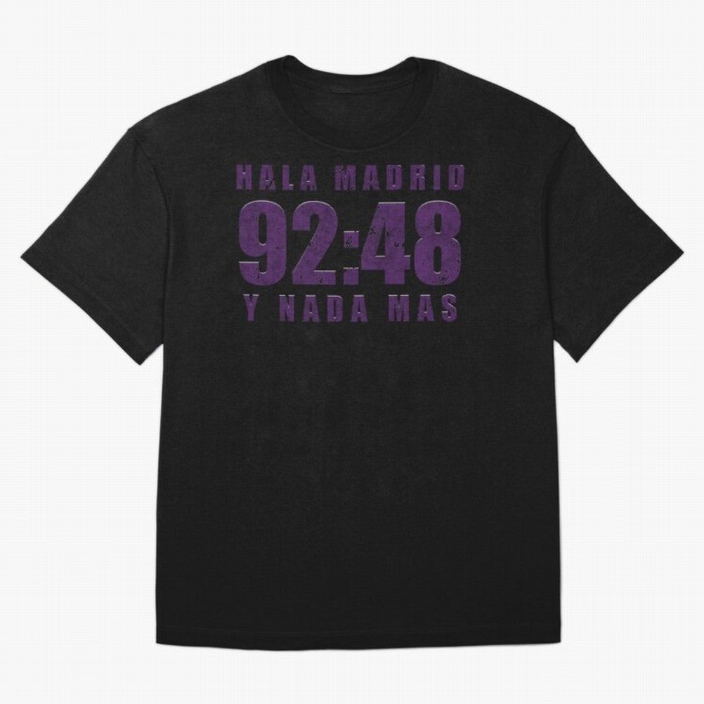 La Decima ChL 92:48 Madrid Hala Madrid Y Nada Mas History Made Madrid Bernabeu Football Soccer Legendary Oversized T-Shirt Celebrate Fan Favorites in FIFA World Cup 2026 USA Canada Mexico for Fans of CR7 and Messi and France, Bringing Goal