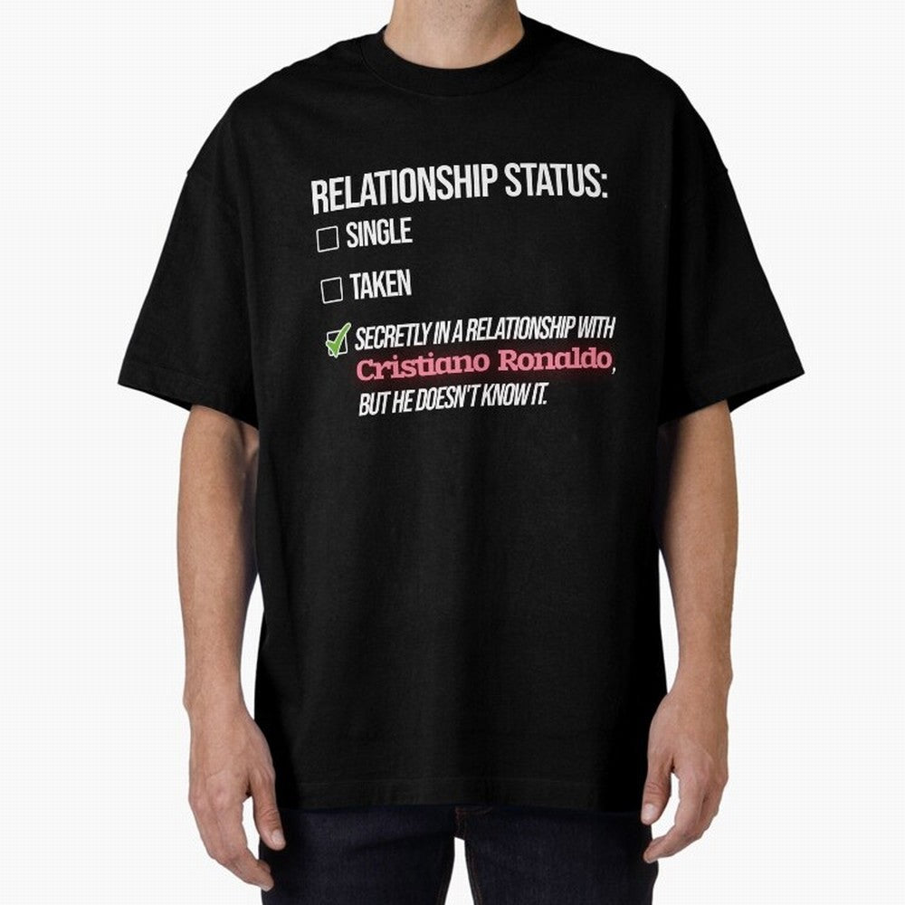 Relationship with Cristiano Ronaldo Oversized T-Shirt Stand Out with Spirit from FIFA World Cup 2026 Group Stage Spirit, with Argentina and Brazil, Haaland and Mbappe, Match Day Excitement, Supporter Culture, Golden Goals and Global Football