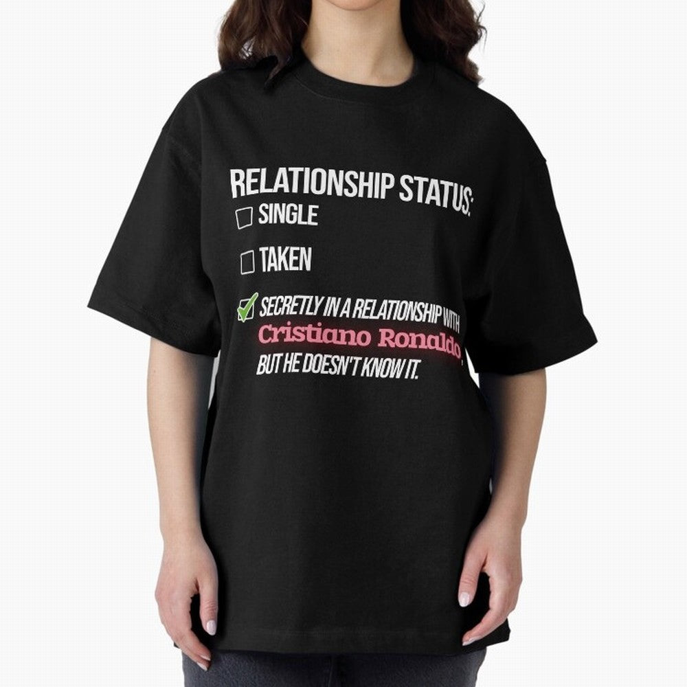 Relationship with Cristiano Ronaldo Oversized T-Shirt Stand Out with Spirit from FIFA World Cup 2026 Group Stage Spirit, with Argentina and Brazil, Haaland and Mbappe, Match Day Excitement, Supporter Culture, Golden Goals and Global Football