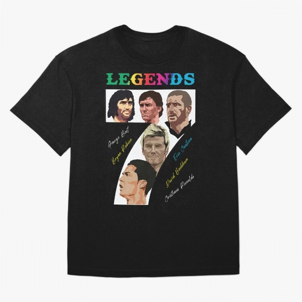 LEGENDS OF FOOTBALL Oversized T-Shirt Celebrate the Stars of Global Football Passion for FIFA World Cup 2026 USA Canada Mexico, with Neymar, Argentina, Goal Celebration Energy, Supporter Heritage, Football Icons and Worldwide Tournament Joy; Made