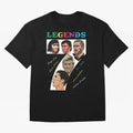 LEGENDS OF FOOTBALL Oversized T-Shirt Celebrate the Stars of Global Football Passion for FIFA World Cup 2026 USA Canada Mexico, with Neymar, Argentina, Goal Celebration Energy, Supporter Heritage, Football Icons and Worldwide Tournament Joy; Made