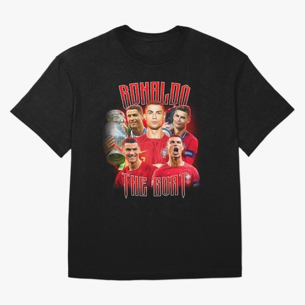 Cristiano Ronaldo Vintage Style Tee, Bootleg Tee, Bootleg T Shirt, Rap Tee Oversized T-Shirt Feel the Heartbeat of FIFA World Cup 2026 Group Stage Spirit, Driven by Portugal, Neymar, Global Supporter Spirit, Legendary Goals, National Colors and