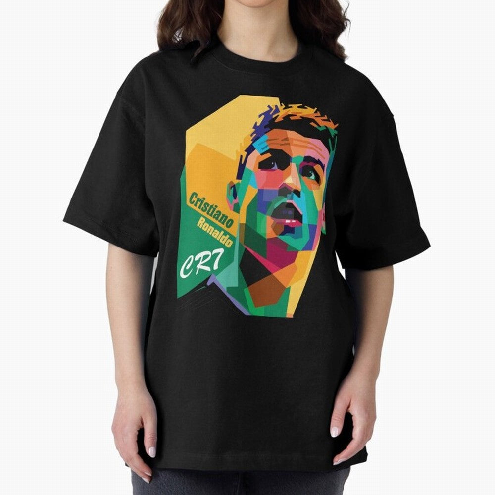 cristiano ronaldo Oversized T-Shirt Celebrate Football Dreams Across FIFA World Cup 2026 Spirit, Built around Spain, Mbappe, Football Passion, Legendary Performances, Festival Vibes and Supporter Community; Built for Supporters Chasing Trophy
