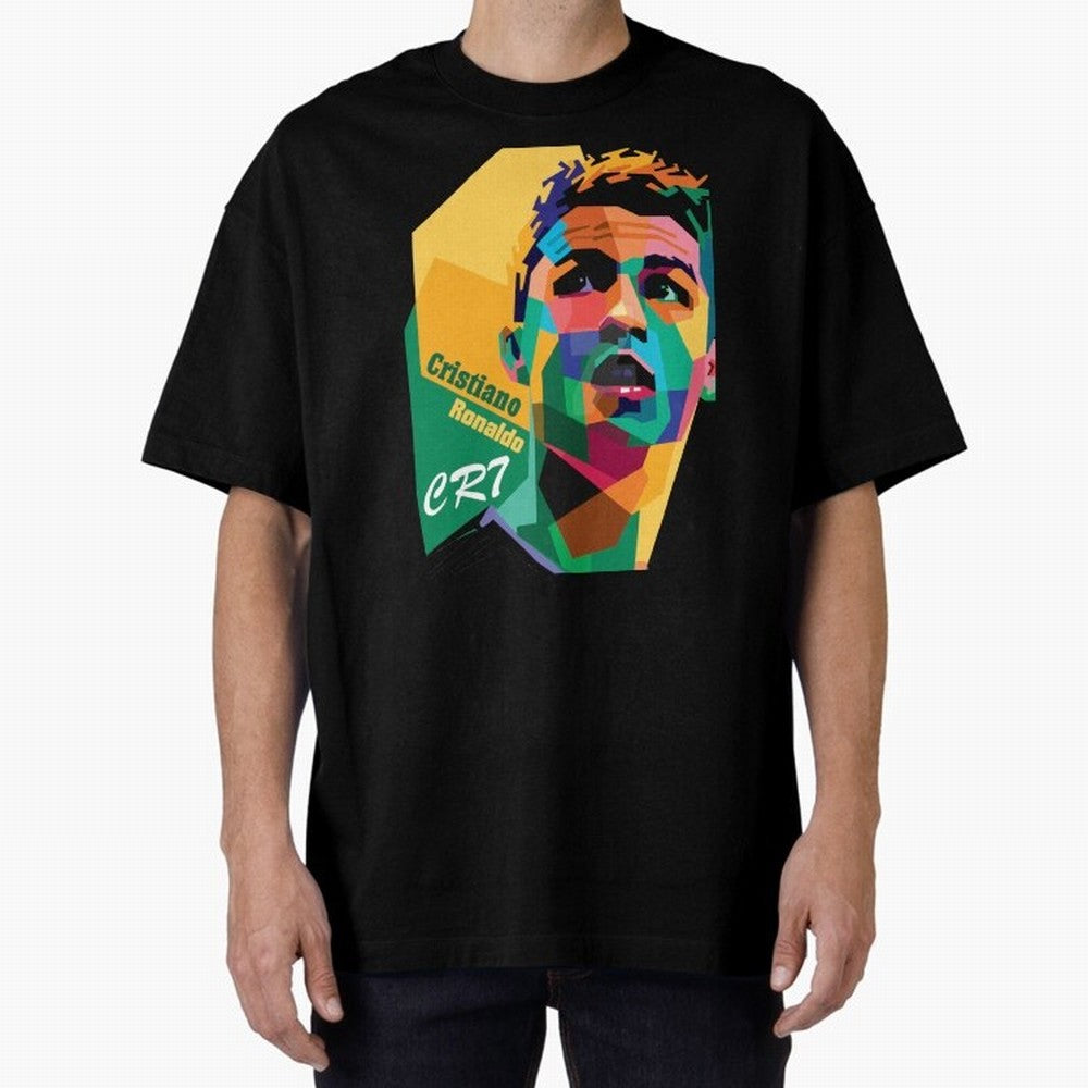 cristiano ronaldo Oversized T-Shirt Celebrate Football Dreams Across FIFA World Cup 2026 Spirit, Built around Spain, Mbappe, Football Passion, Legendary Performances, Festival Vibes and Supporter Community; Built for Supporters Chasing Trophy