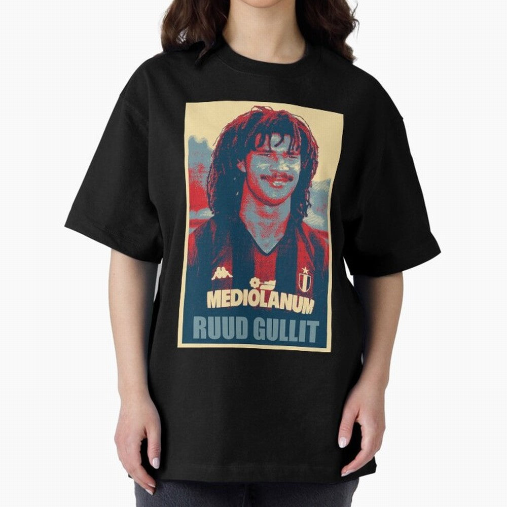 Ruud Gullit Oversized T-Shirt Celebrate Classic Football Spirit in Match Day Hype around FIFA World Cup 2026, CR7, Argentina and Brazil, Football History, Final Match Energy, Crowd Noise and Once in a Lifetime Moments; Created for Match Day