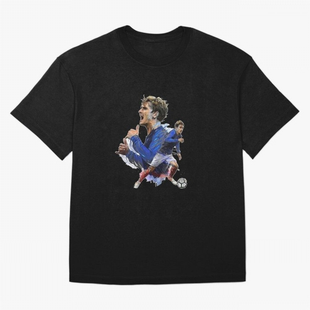 Griezmann Oversized T-Shirt Share the Excitement of FIFA World Cup 2026 Group Stage for Fans of Messi, Neymar and Mbappe and Spain, Bringing Classic Soccer Heritage, Championship Pressure, Fan Loyalty and International Pride; Perfect for Supporters
