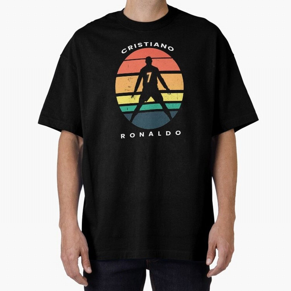 CRISTIANO RONALDO RETRO VINTAGE T-SHIRT Oversized T-Shirt Celebrate the Next Chapter of FIFA World Cup 2026 Group Stage Connected to Messi, France and Portugal Energy, Stadium Memories, Football Loyalty, International Chants and Championship