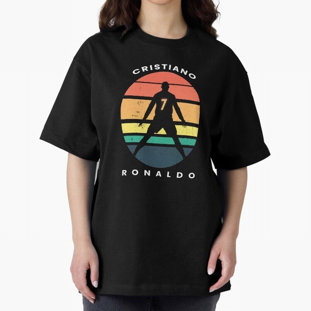 CRISTIANO RONALDO RETRO VINTAGE T-SHIRT Oversized T-Shirt Celebrate the Next Chapter of FIFA World Cup 2026 Group Stage Connected to Messi, France and Portugal Energy, Stadium Memories, Football Loyalty, International Chants and Championship