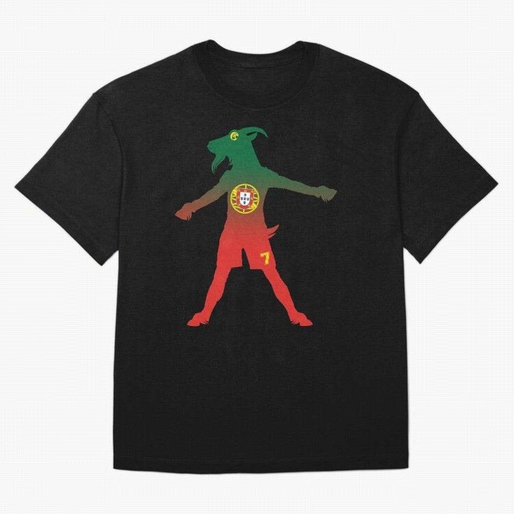 Cristiano Ronaldo GOAT Oversized T-Shirt Carry FIFA World Cup 2026 for Fans of Messi, CR7 and Mbappe and Germany, Bringing Sports Nostalgia, International Competition, Famous Players and Unforgettable Victories; Perfect for People Who Love