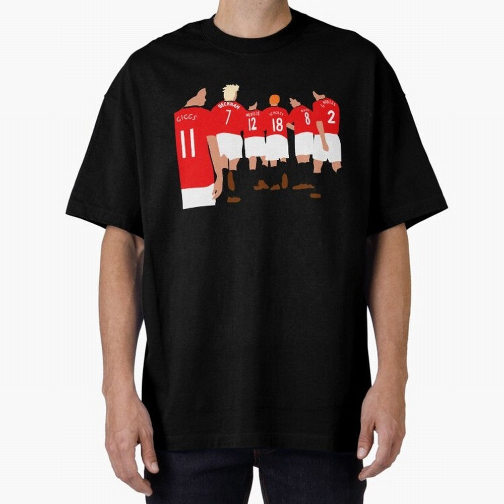 Class of 92 - Manchester United Legends Oversized T-Shirt Stand Out with Spirit from FIFA World Cup 2026 Group Stage with Neymar, England and Germany Energy, Retro Football Energy, Iconic Rivalries, Trophy Chase Drama and Stadium Atmosphere; Built