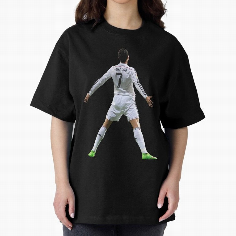 CR7 Oversized T-Shirt Live for the Drama of Global Football Passion for FIFA World Cup 2026 USA Canada Mexico, Inspired by Haaland and Mbappe, Spain, Football Passion, Legendary Performances, Festival Vibes and Supporter Community; Great for