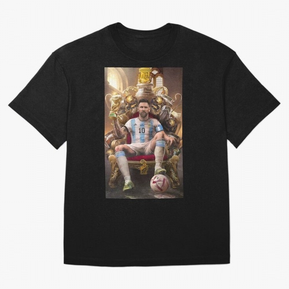 Lionel Messi Oversized T-Shirt Bring Match Day Fire to FIFA World Cup 2026 Spirit, Capturing Argentina and Brazil, Mbappe, Football Festival Excitement, Trophy Ambitions, Country Rivalries and Star Player Buzz; Perfect for Fans, Collectors, Family