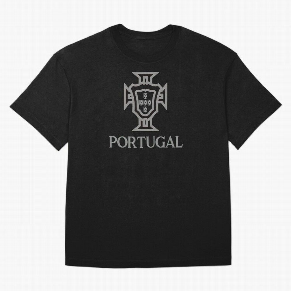 Portugal Grey 2 Oversized T-Shirt Get Ready for FIFA World Cup 2026 Group Stage for Fans of Neymar, Haaland and Cristiano Ronaldo and Germany, Bringing Game Day Rituals, Football Legends, Country Pride and the Road to the Final; Made for Die Hard