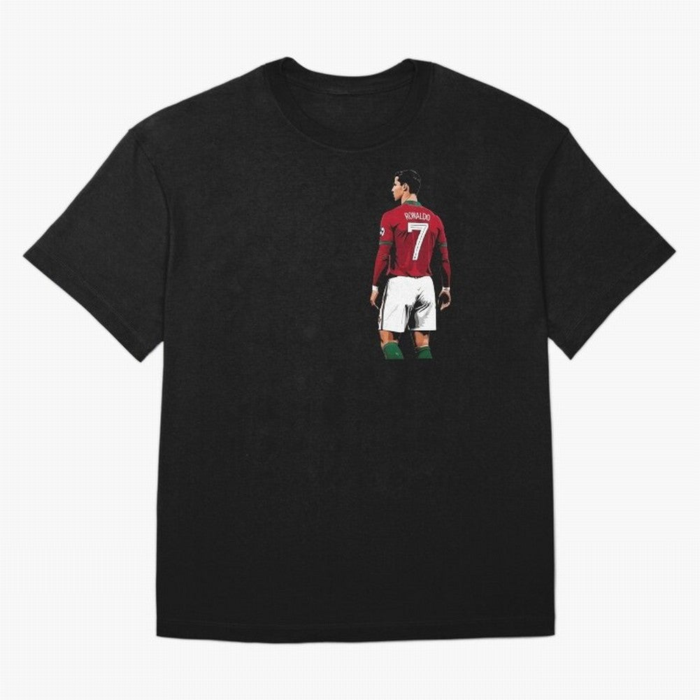 Cristiano Ronaldo inspired design Oversized T-Shirt Embrace Global Football Passion for FIFA World Cup 2026 Group Stage, Featuring Cristiano Ronaldo, Argentina, Worldwide Fan Energy, Dramatic Goals, Stadium Lights and Championship Celebrations;