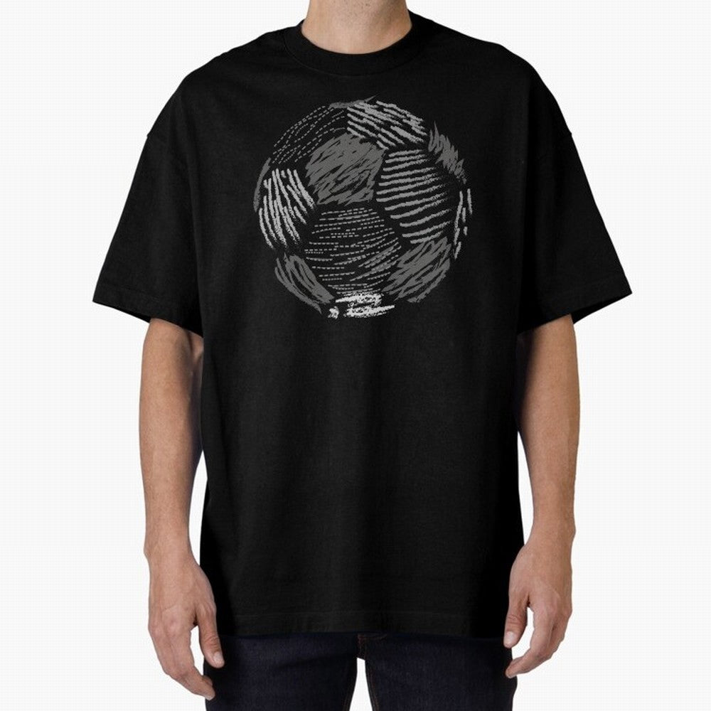 Soccer ball Oversized T-Shirt Make Your Look Match Match Day Hype around FIFA World Cup 2026 USA Canada Mexico, Neymar, England and Germany, Stadium Memories, Football Loyalty, International Chants and Championship Tradition; Great for Supporters
