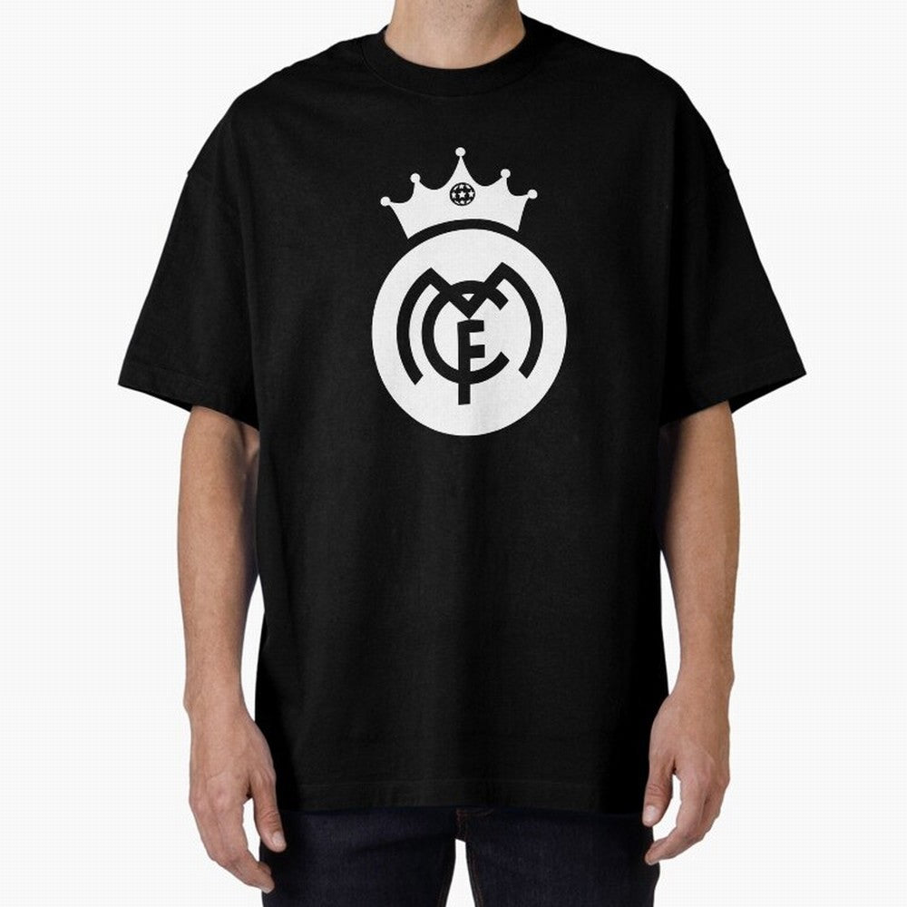 King of Kings Real-Madrid Oversized T-Shirt Make Memories around the FIFA World Cup 2026 USA Canada Mexico Journey through Messi and Cristiano Ronaldo Highlights, England Pride, Championship Spirit, Famous Goals, Roaring Crowds and International