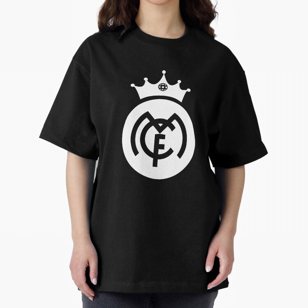 King of Kings Real-Madrid Oversized T-Shirt Make Memories around the FIFA World Cup 2026 USA Canada Mexico Journey through Messi and Cristiano Ronaldo Highlights, England Pride, Championship Spirit, Famous Goals, Roaring Crowds and International