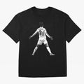 CR7 Cristiano Ronaldo Artwork - Pop Art Style Oversized T-Shirt Show Passion for the Stars of FIFA World Cup 2026 Group Stage for Fans of CR7 and Spain and Netherlands, Bringing Global Supporter Spirit, Legendary Goals, National Colors and