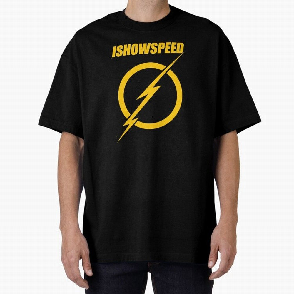 ISHOWSPEED MERCH LOGO Oversized T-Shirt Showcase Match Day Hype around FIFA World Cup 2026, Mbappe, England and Germany, Game Day Rituals, Football Legends, Country Pride and the Road to the Final; Ideal for Football Dads, Football Moms, Friends,